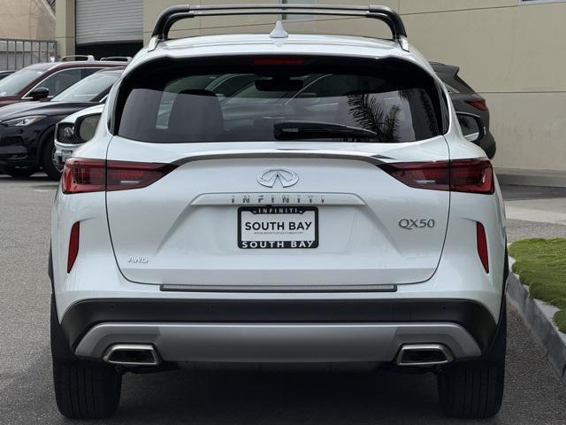 new 2025 INFINITI QX50 car, priced at $51,220