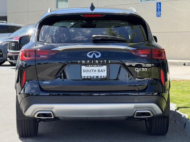 new 2025 INFINITI QX50 car, priced at $45,984