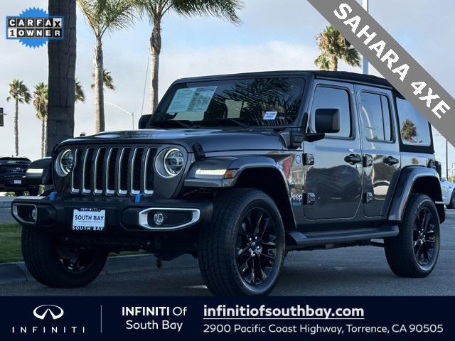 used 2022 Jeep Wrangler Unlimited 4xe car, priced at $29,789