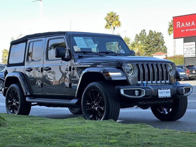 used 2022 Jeep Wrangler Unlimited 4xe car, priced at $29,789