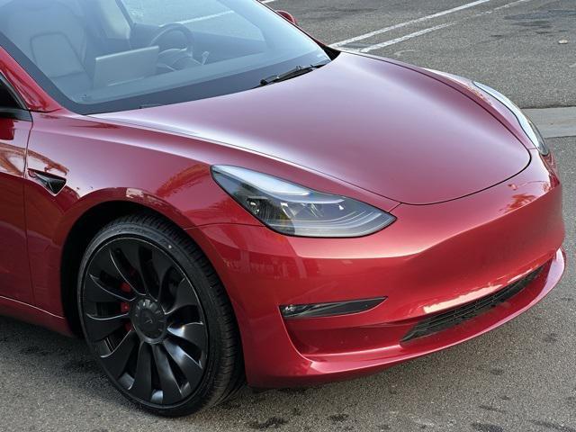 used 2023 Tesla Model 3 car, priced at $34,370