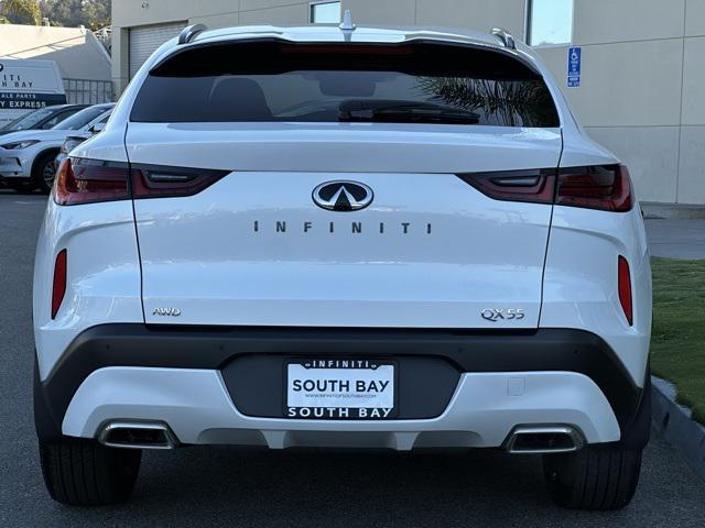 new 2025 INFINITI QX55 car, priced at $50,374