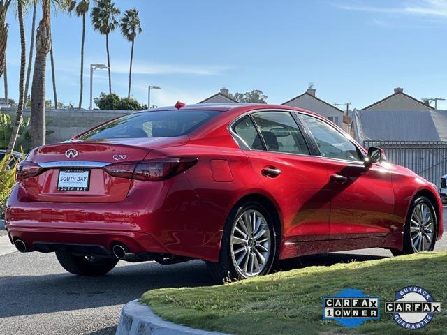 used 2023 INFINITI Q50 car, priced at $33,999