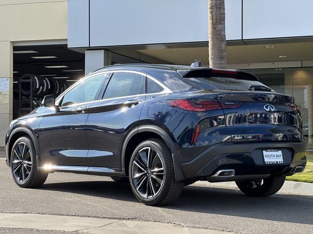 new 2025 INFINITI QX55 car, priced at $54,903