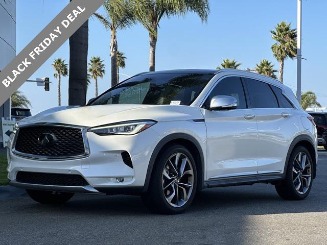 used 2021 INFINITI QX50 car, priced at $30,209