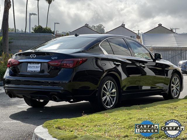 used 2021 INFINITI Q50 car, priced at $24,129