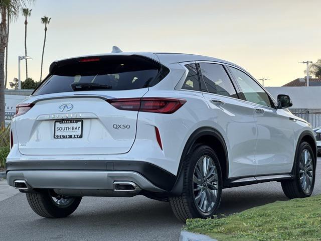 new 2025 INFINITI QX50 car, priced at $42,843