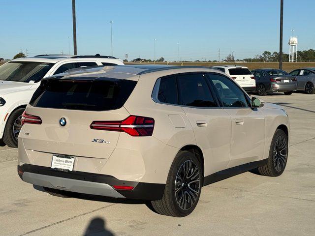 new 2025 BMW X3 car, priced at $56,225