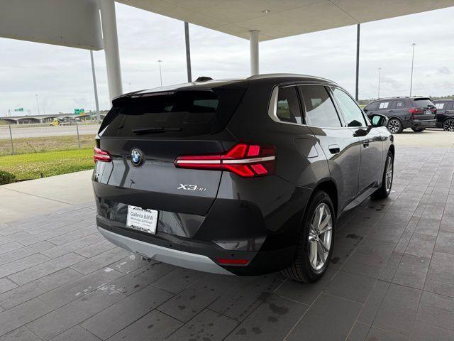 new 2025 BMW X3 car, priced at $56,125
