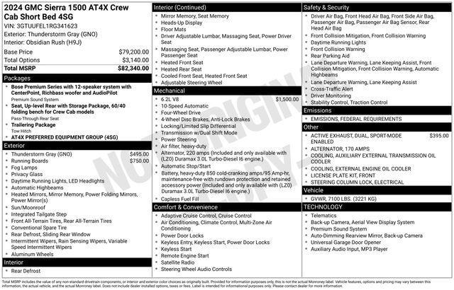 used 2024 GMC Sierra 1500 car, priced at $62,597