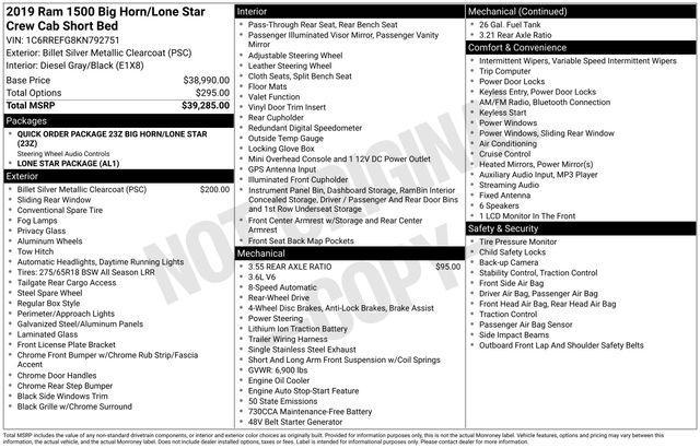 used 2019 Ram 1500 car