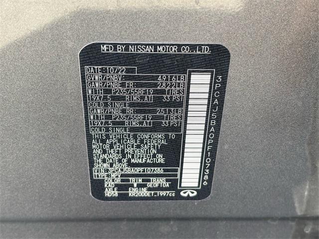 used 2023 INFINITI QX50 car, priced at $29,687