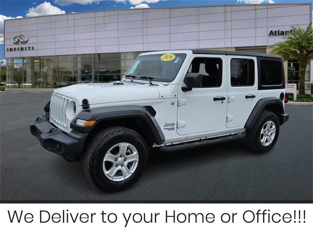 used 2020 Jeep Wrangler Unlimited car, priced at $21,694