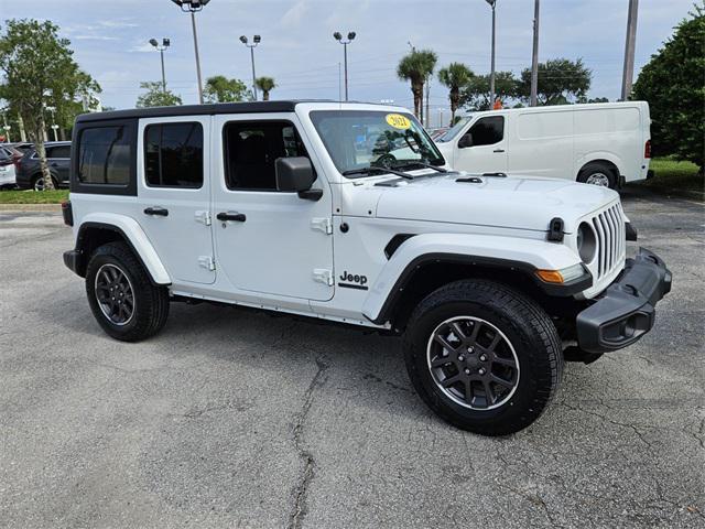 used 2021 Jeep Wrangler Unlimited car, priced at $31,696