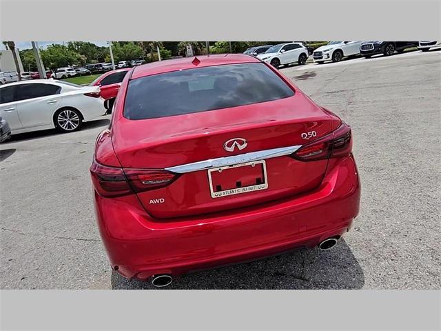 new 2024 INFINITI Q50 car, priced at $36,276