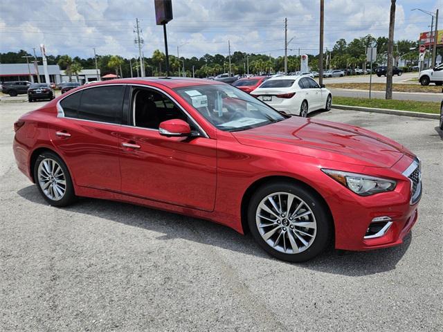 new 2024 INFINITI Q50 car, priced at $36,276