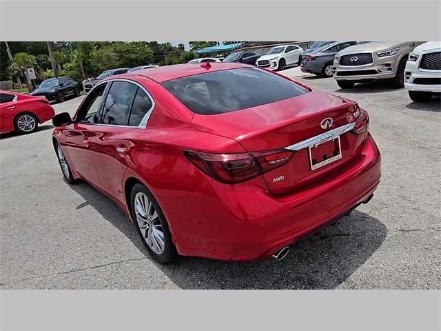 new 2024 INFINITI Q50 car, priced at $36,276