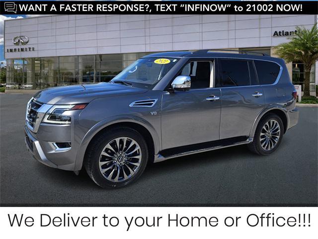 used 2021 Nissan Armada car, priced at $30,700