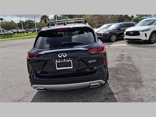 new 2025 INFINITI QX50 car, priced at $47,339