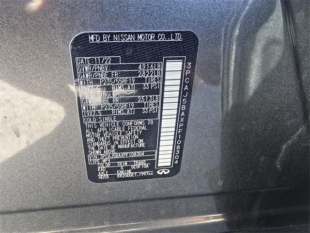 used 2023 INFINITI QX50 car, priced at $24,831