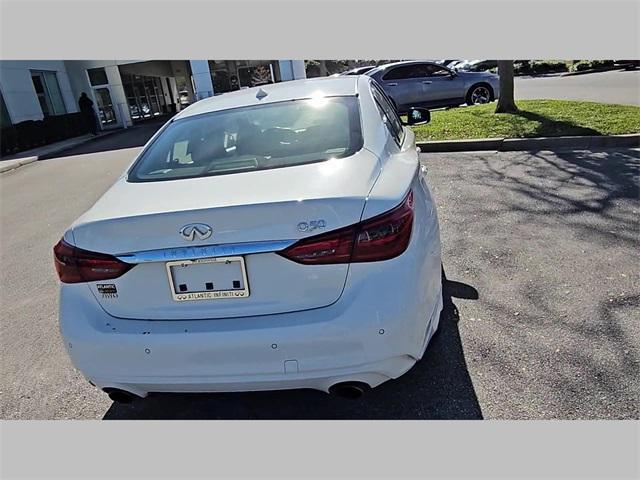 used 2022 INFINITI Q50 car, priced at $27,879