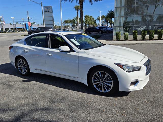 used 2022 INFINITI Q50 car, priced at $27,879