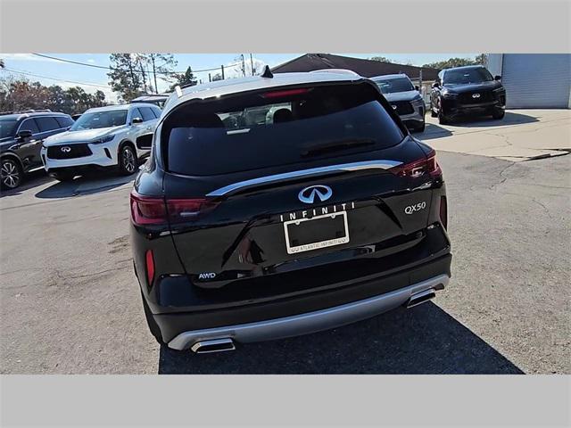 new 2025 INFINITI QX50 car, priced at $46,984