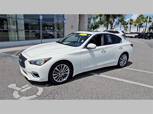 used 2022 INFINITI Q50 car, priced at $29,381