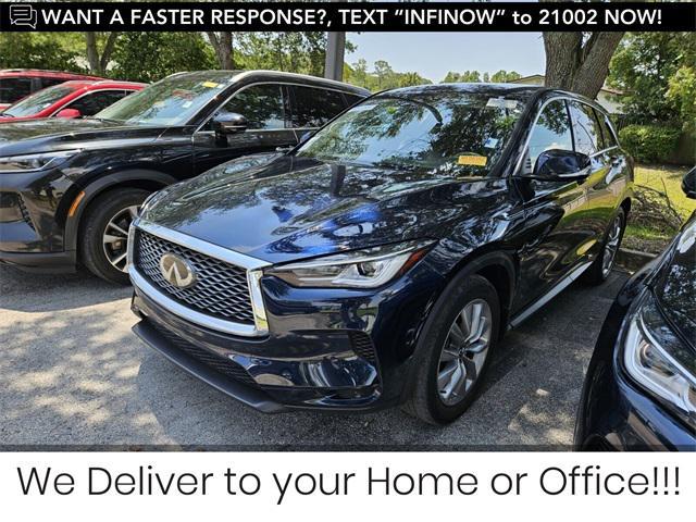 used 2022 INFINITI QX50 car, priced at $27,000