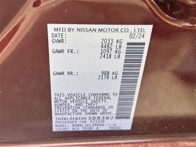 used 2024 Nissan Altima car, priced at $25,853