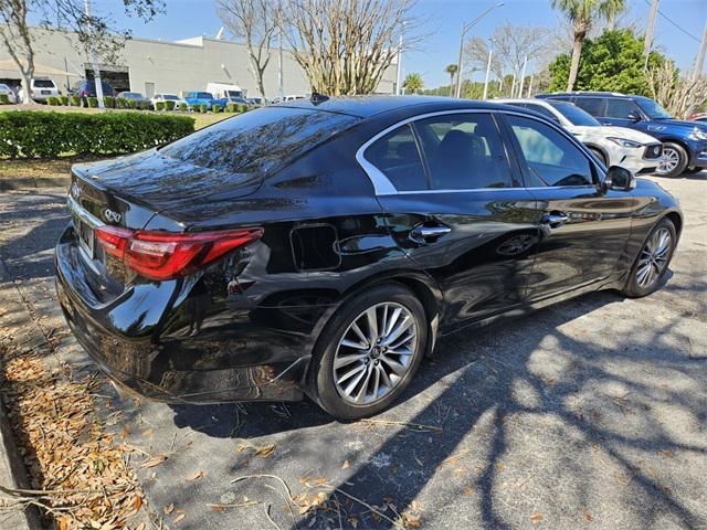 used 2022 INFINITI Q50 car, priced at $27,366