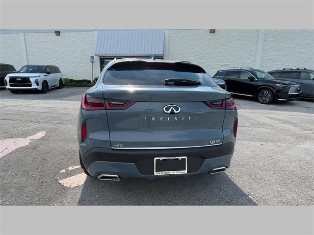new 2025 INFINITI QX55 car, priced at $46,694