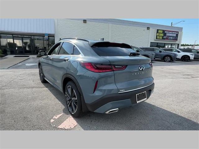 new 2025 INFINITI QX55 car, priced at $46,694