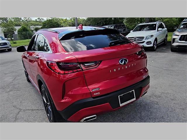 used 2022 INFINITI QX55 car, priced at $33,499