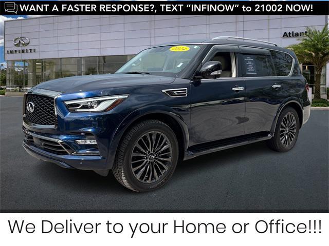 used 2024 INFINITI QX80 car, priced at $54,991