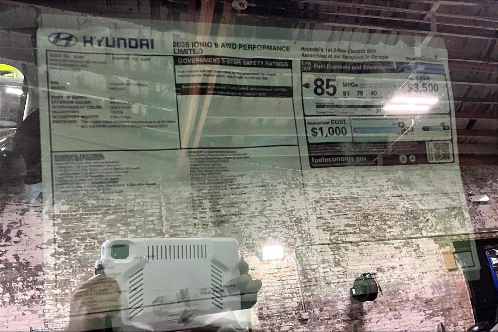 new 2026 Hyundai IONIQ 9 car, priced at $73,239