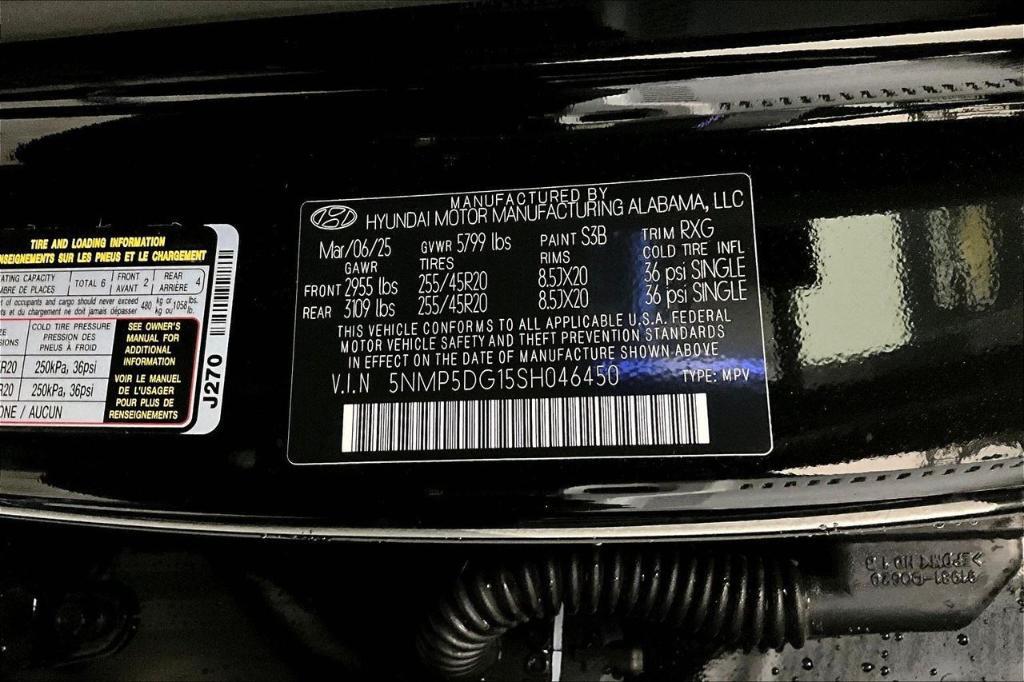 new 2025 Hyundai SANTA FE HEV car, priced at $51,929