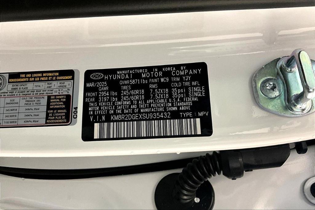 new 2025 Hyundai Palisade car, priced at $44,819