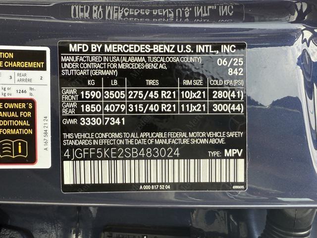 new 2025 Mercedes-Benz GLS 450 car, priced at $98,365