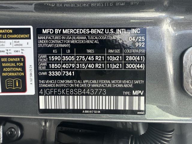 new 2025 Mercedes-Benz GLS 450 car, priced at $95,685