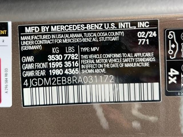new 2024 Mercedes-Benz EQS 450 car, priced at $119,865
