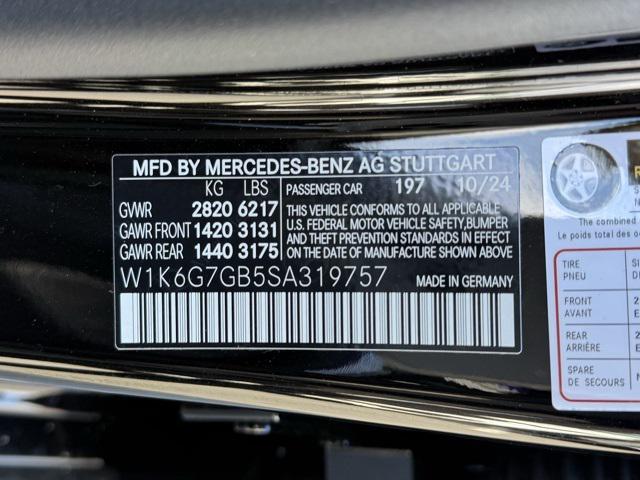 new 2025 Mercedes-Benz S-Class car, priced at $141,655