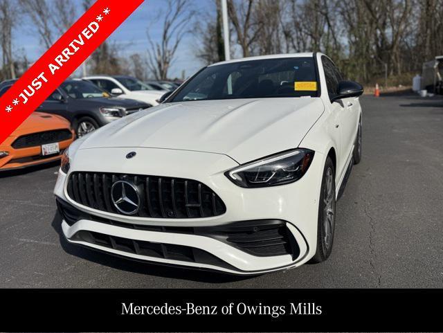 used 2023 Mercedes-Benz AMG C 43 car, priced at $52,900