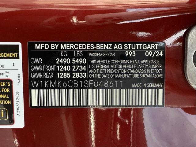 new 2025 Mercedes-Benz AMG CLE 53 car, priced at $91,175