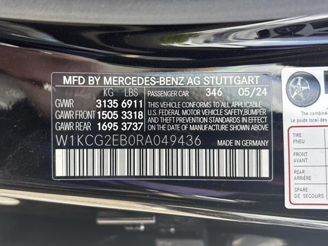 new 2024 Mercedes-Benz EQS 450 car, priced at $117,435