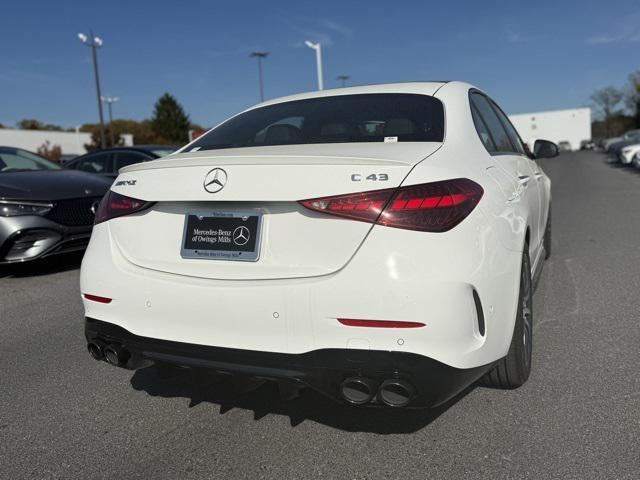 new 2025 Mercedes-Benz AMG C 43 car, priced at $70,840