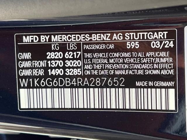 new 2024 Mercedes-Benz S-Class car, priced at $124,330