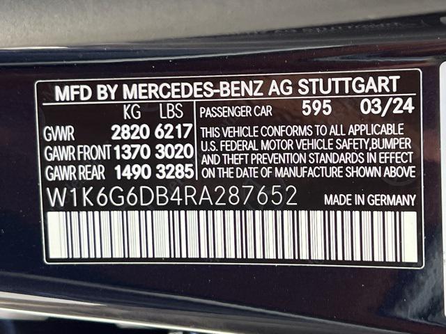 new 2024 Mercedes-Benz S-Class car, priced at $124,330