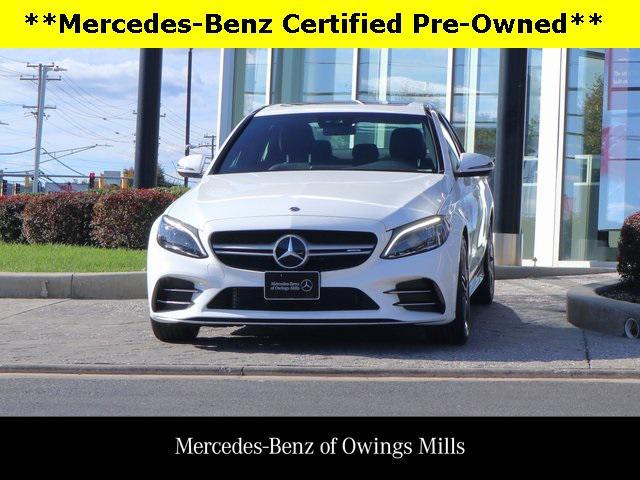 used 2020 Mercedes-Benz AMG C 43 car, priced at $41,900