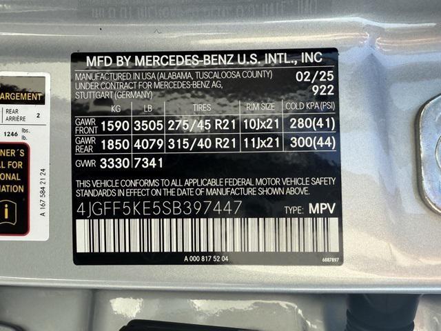 new 2025 Mercedes-Benz GLS 450 car, priced at $95,865